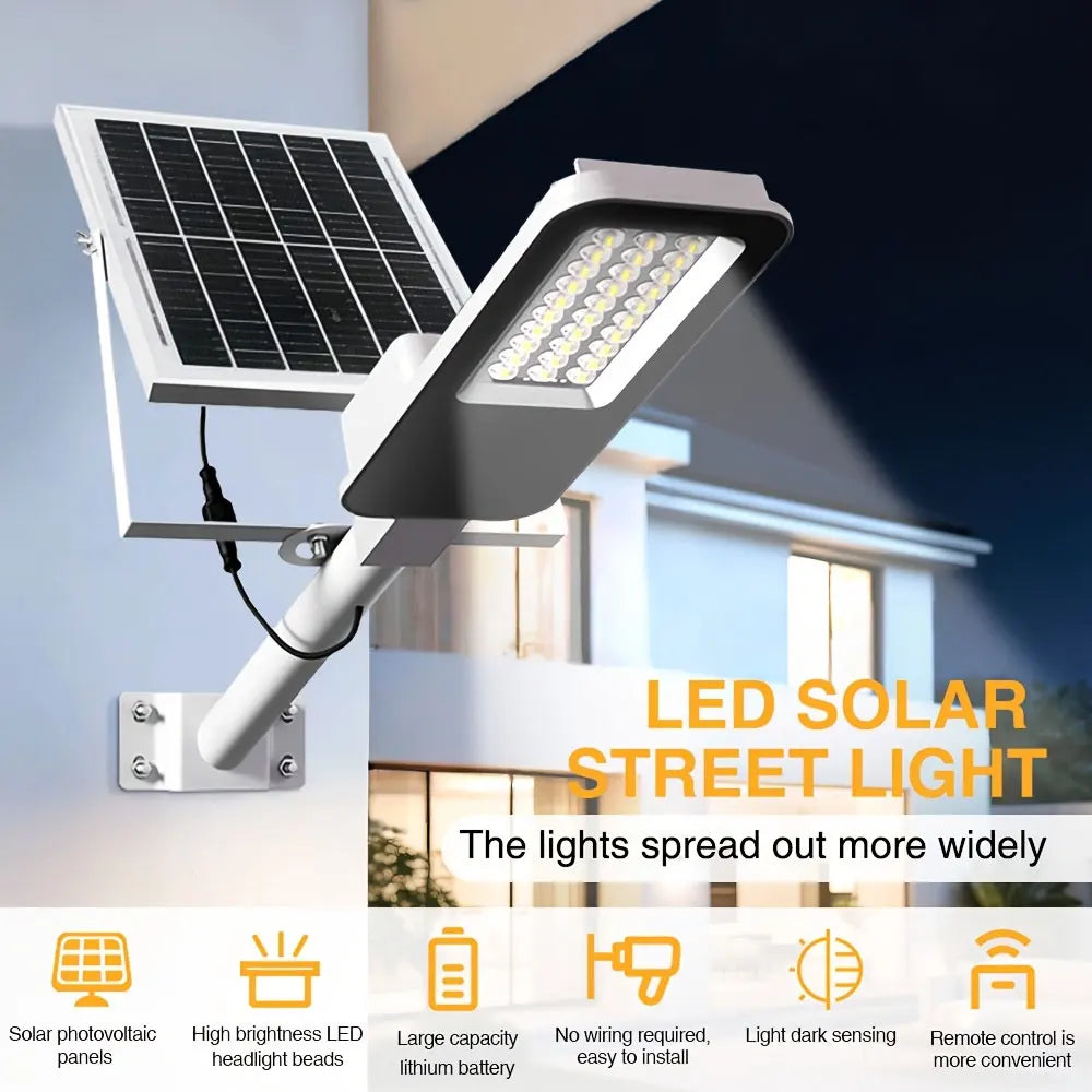 Commercial Outdoor Solar Street And Wall Lights With Automatic Sensors
