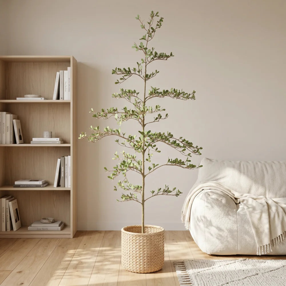 Artificial Olive Tree Faux Potted Plant Indoor Outdoor Decor
