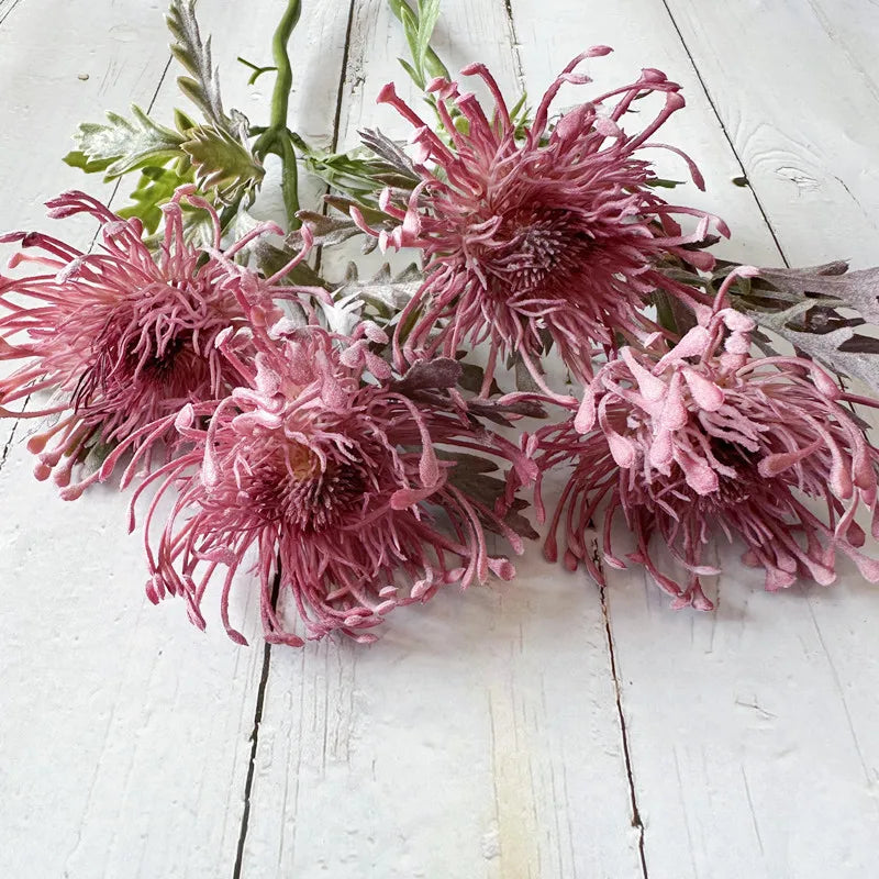 Lifelike Artificial Large Spider Chrysanthemum Flower Home Room Decor Fake Flower For Wedding Christmas Easter Tabel Floral