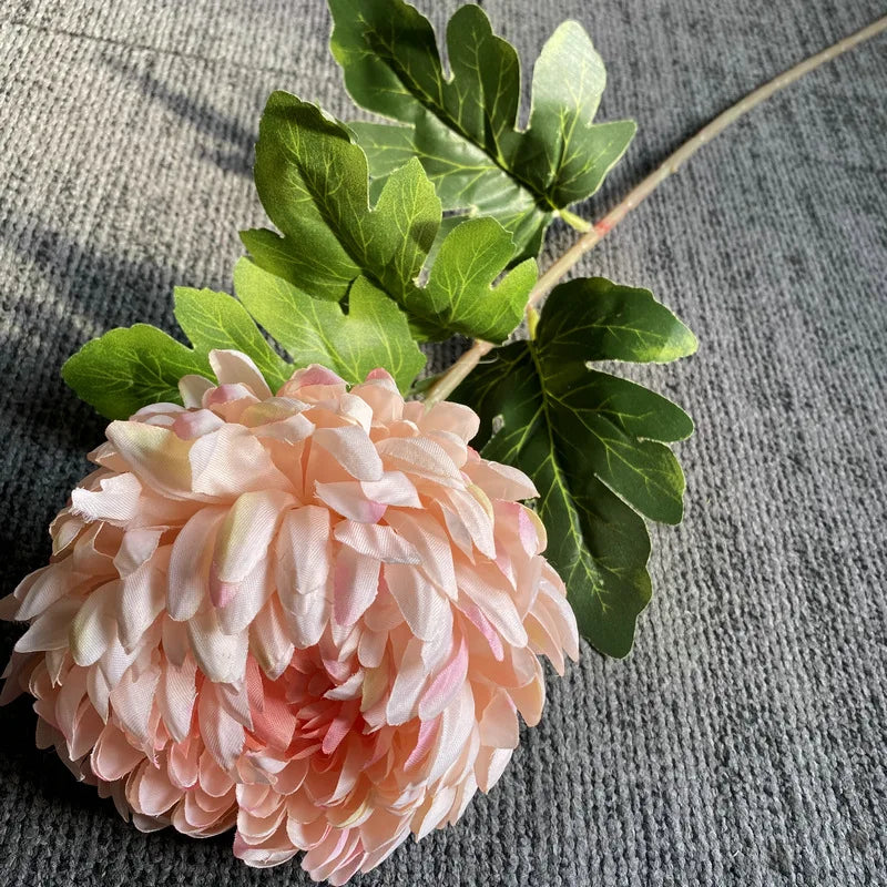 Large Single Chrysanthemum Country Style Living Room Flower Arrangement Artificial Flowers Wedding Shooting Props Decor Floral