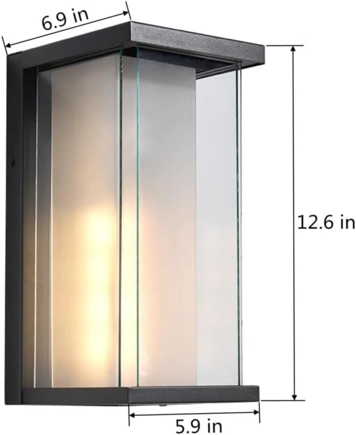Dusk To Dawn Outdoor Sconce With Automatic Night Sensor
