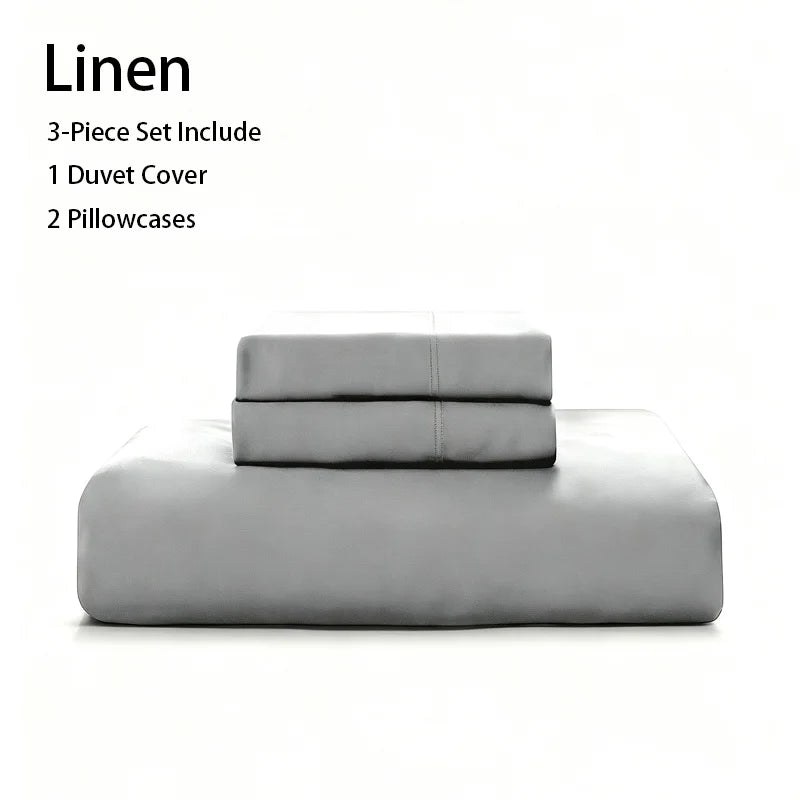 Bamboo Viscose Duvet Cover Set Cooling Breathable Bedding
