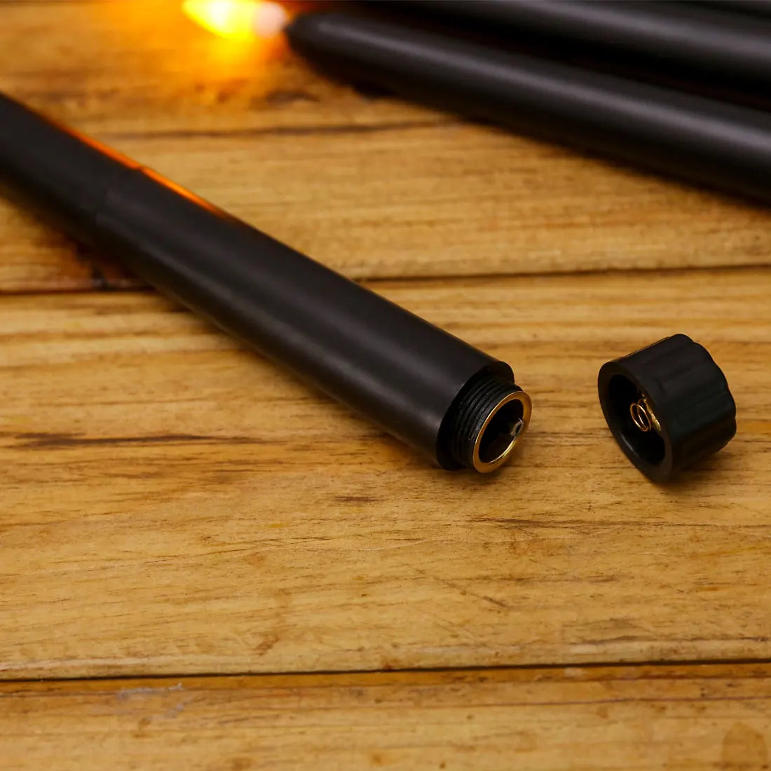 Flameless LED Taper Candles With Realistic Flickering Halloween Glow