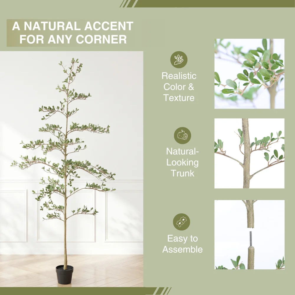 Artificial Olive Tree Faux Potted Plant Indoor Outdoor Decor