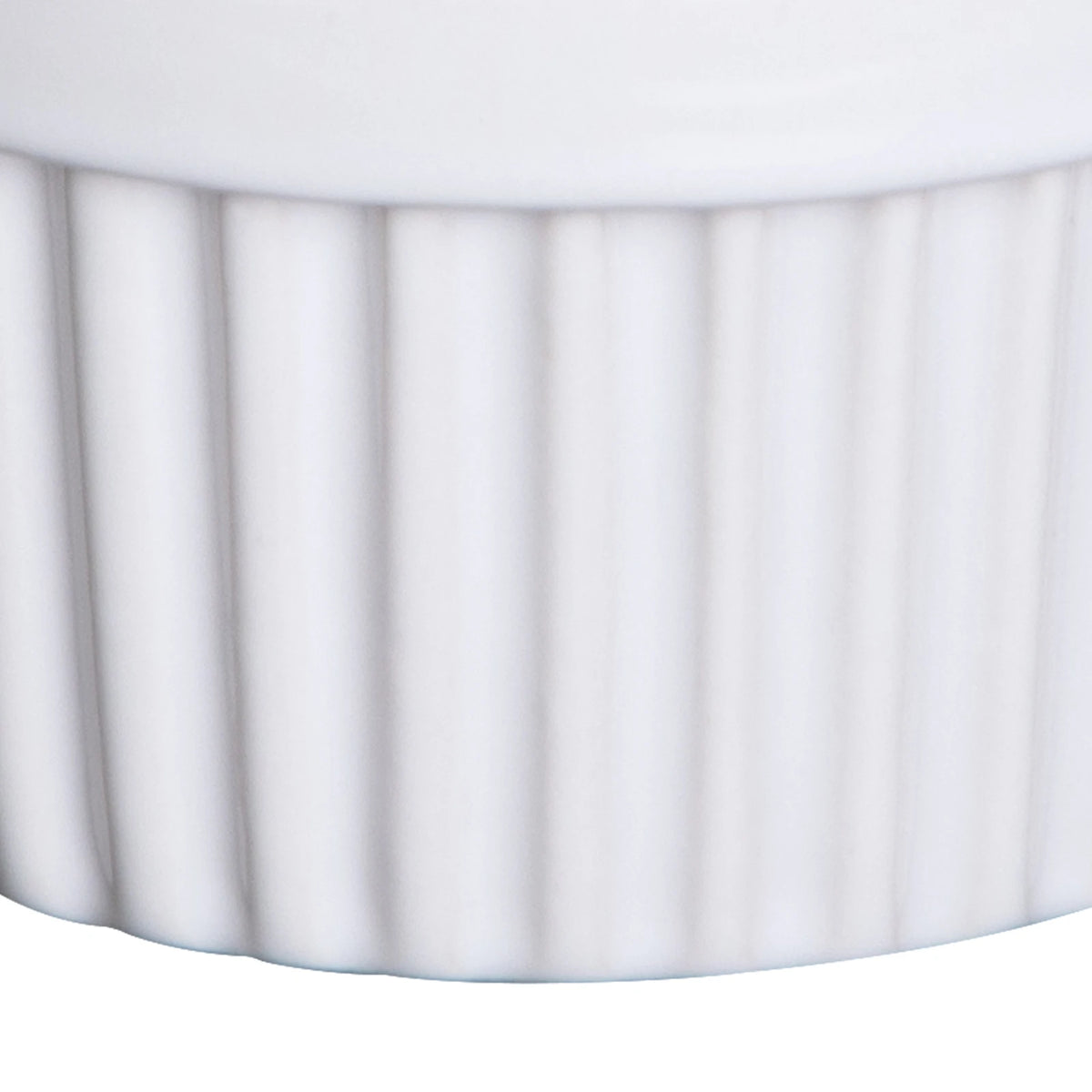 8pcs 4 Inch White Ceramic Ramekin Bowls Set, Oven Microwave Freezer Dishwasher Safe Porcelain Ramekins for Crème Brûlée Pudding Dessert Souffle