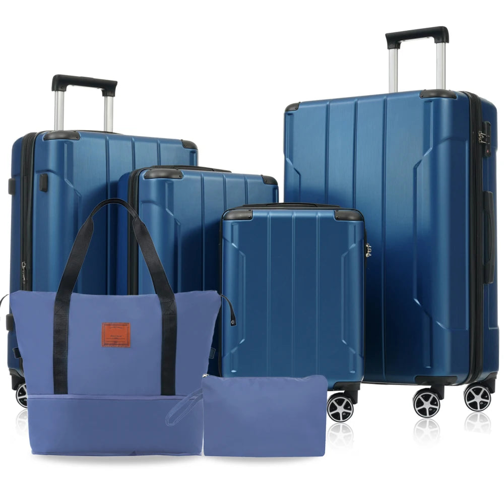 Expandable Hardshell Luggage Set With Spinner Wheels And TSA Lock