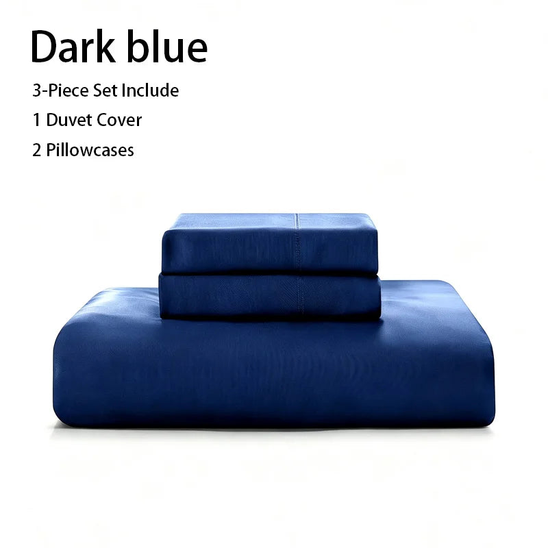 Bamboo Viscose Duvet Cover Set Cooling Breathable Bedding