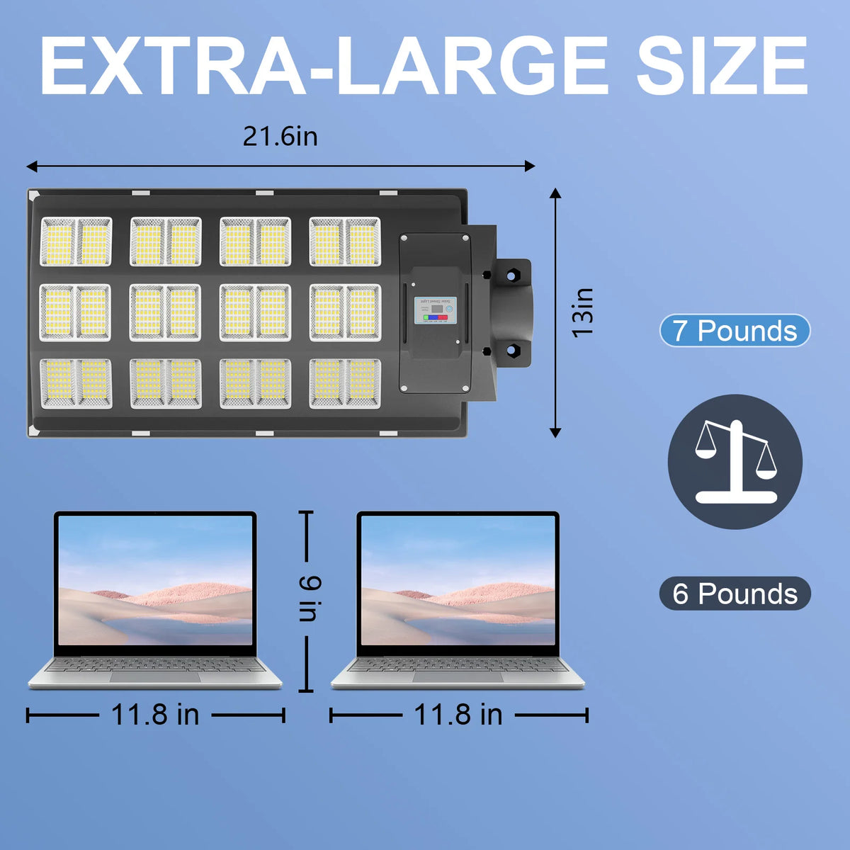 Solar LED Street Lights With Motion Sensor And Remote Control
