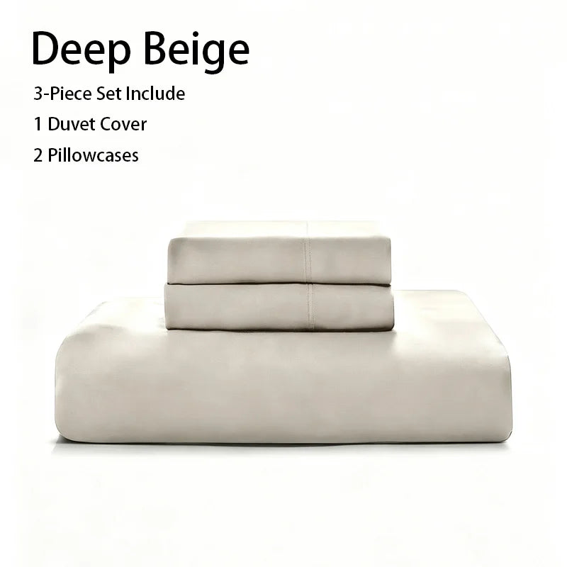 Bamboo Viscose Duvet Cover Set Cooling Breathable Bedding