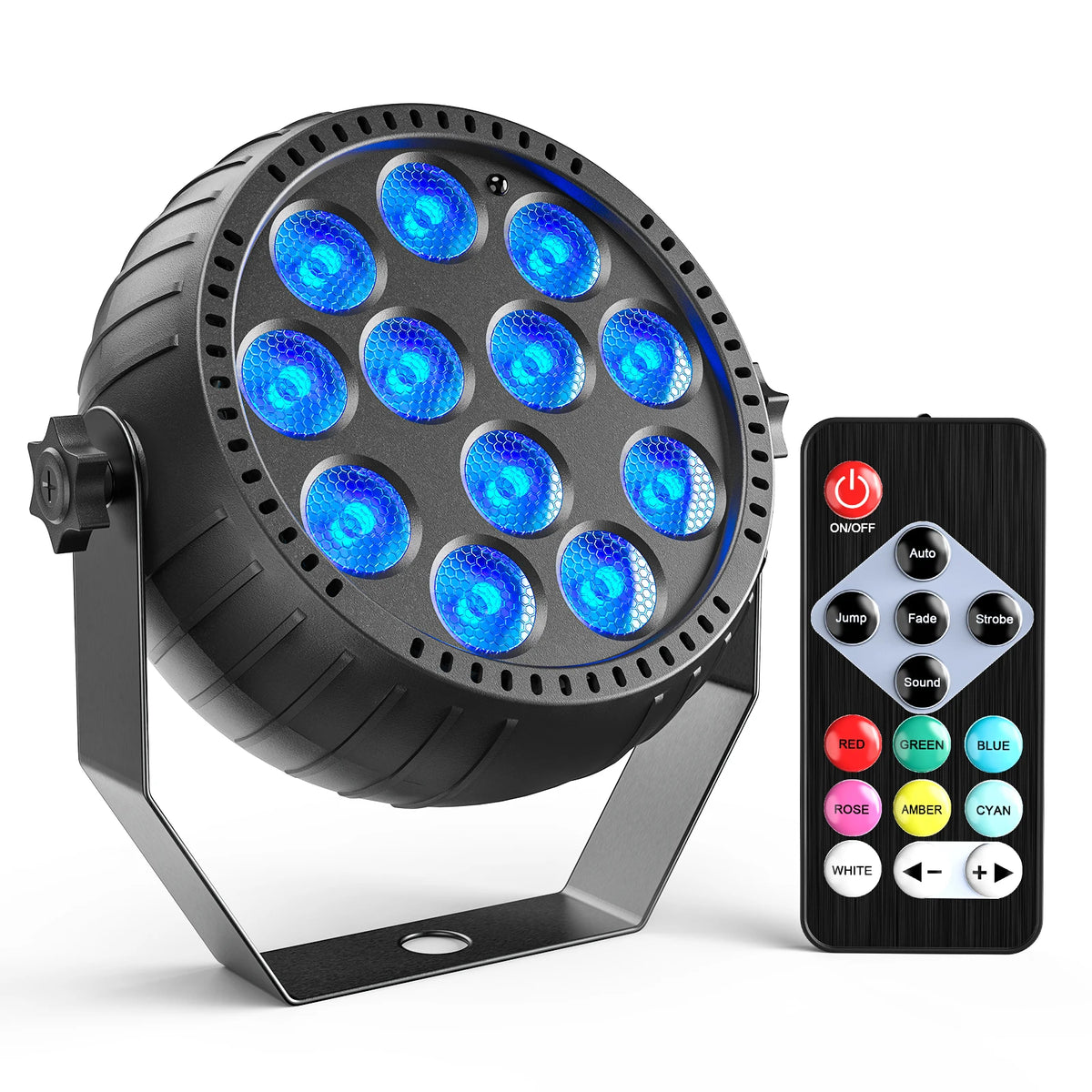 Somspot RGB Par Lights for DJ Stage and Party Lighting
