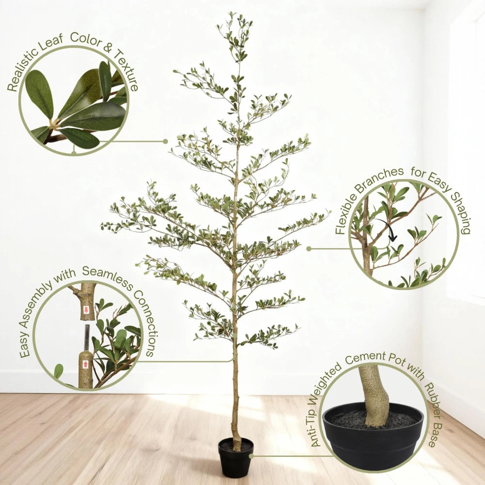 Realistic Artificial Olive Tree Indoor Home Decoration Plant