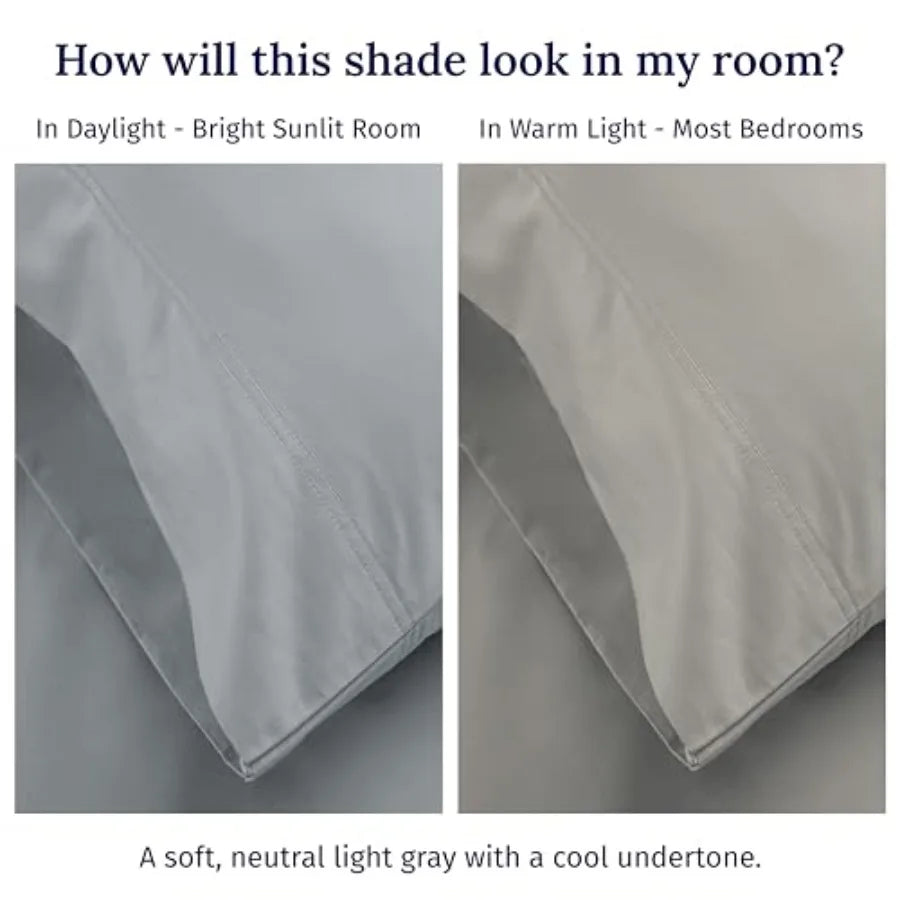 Soft Deep Pocket Fitted Sheet With Smooth Sateen Weave