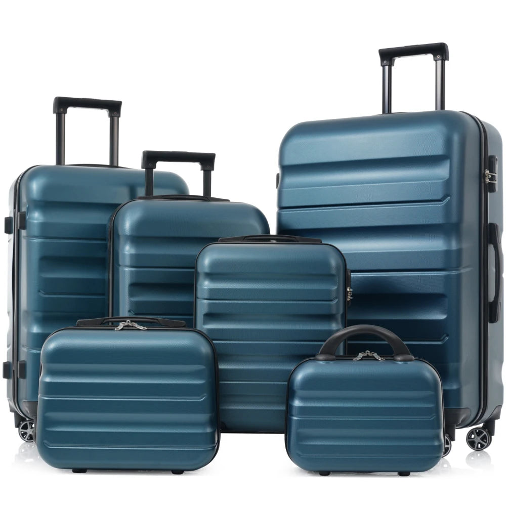 ABS Hardshell Luggage Set With Spinner Wheels For Travel