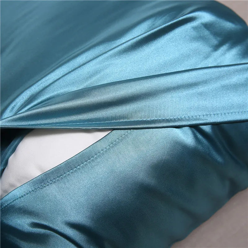 100% Silk Pillowcase Pillow Cover Silky Satin Hair Beauty Pillowcase Comfortable Pillow Case Home Decor Pillow Covers.