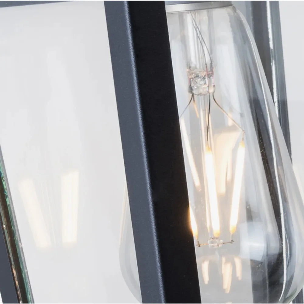 Dusk to Dawn Waterproof Outdoor Wall Light With Tempered Glass