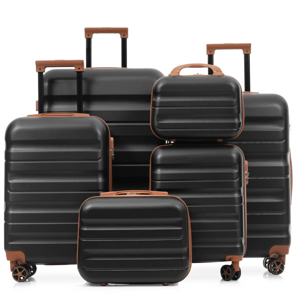 ABS Hardshell Luggage Set With Spinner Wheels For Travel