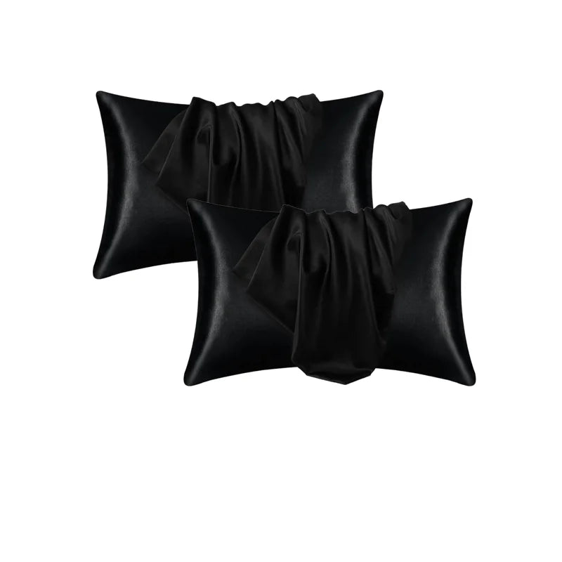 100% Silk Pillowcase Pillow Cover Silky Satin Hair Beauty Pillowcase Comfortable Pillow Case Home Decor Pillow Covers.