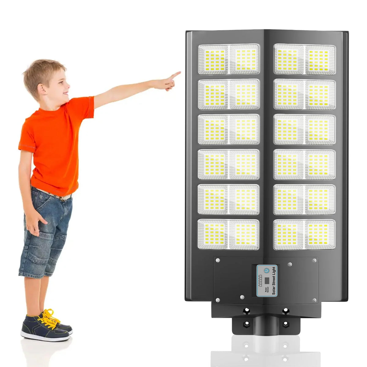 Solar LED Flood Light With Motion Sensor Remote Control