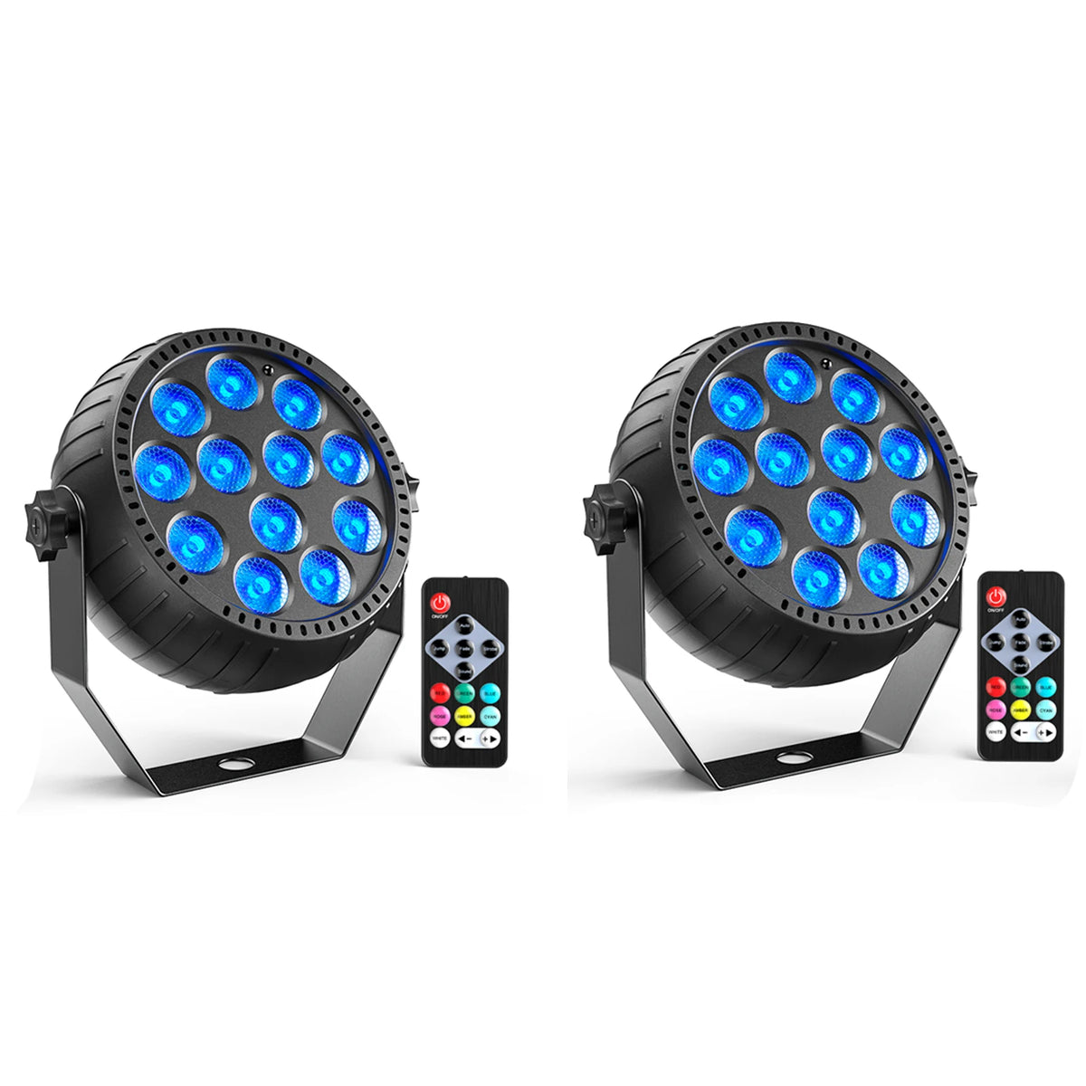 Somspot RGB Par Lights for DJ Stage and Party Lighting