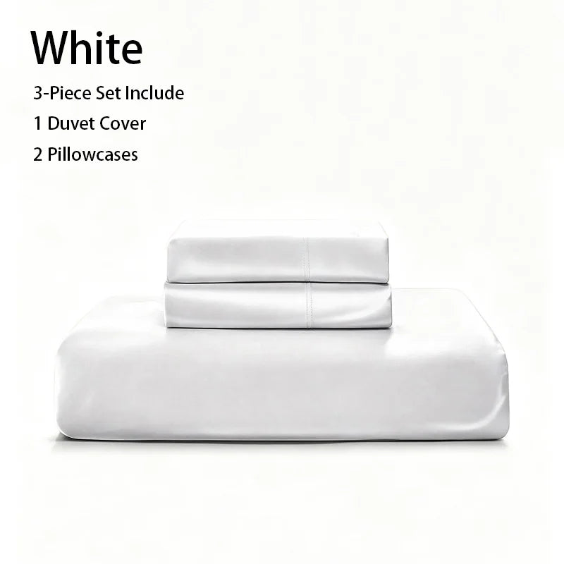 Bamboo Viscose Duvet Cover Set Cooling Breathable Bedding