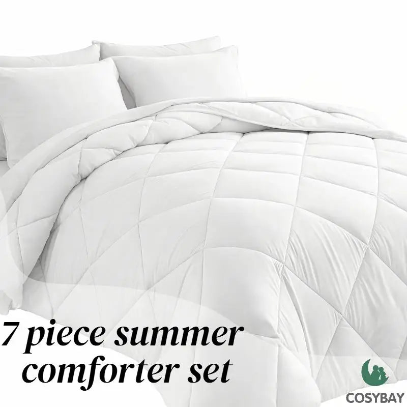 Reversible Microfiber Comforter Set With Soft All Season Bedding