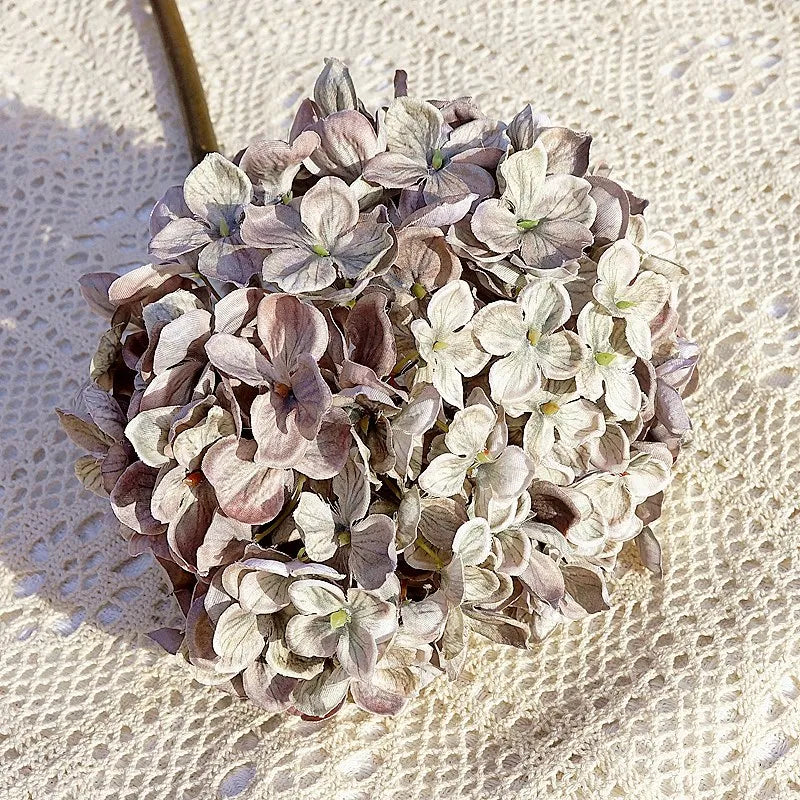 48cm Artificial European Retro Flower Hydrangea Branch DIY Wedding Bouquet Room Home Table Decoration Floral Photography Props
