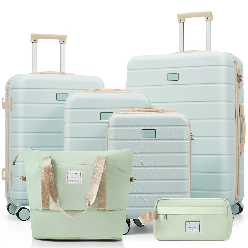 Hardside Luggage Set With TSA Lock And Travel Duffel