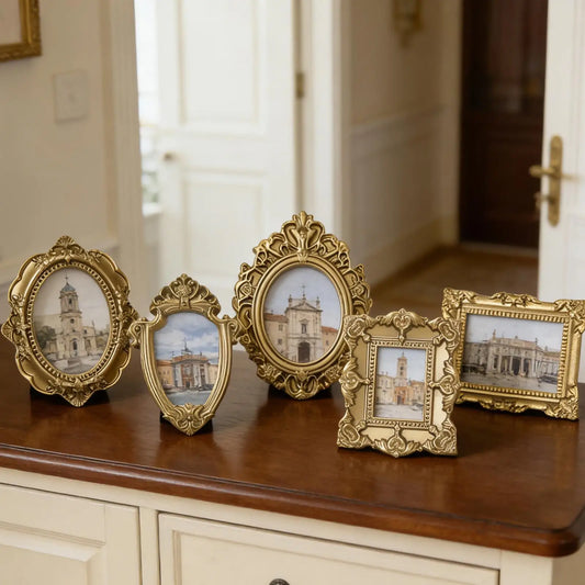 Vintage Resin Miniature Picture Frames For Wall And Table Decor