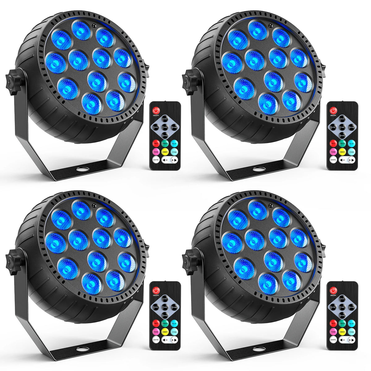 Somspot RGB Par Lights for DJ Stage and Party Lighting