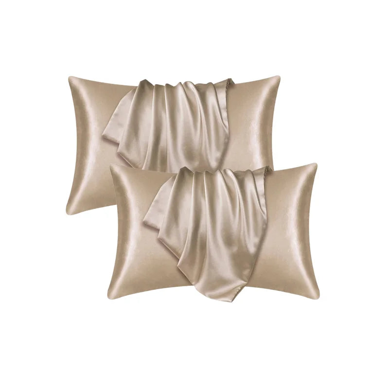 100% Silk Pillowcase Pillow Cover Silky Satin Hair Beauty Pillowcase Comfortable Pillow Case Home Decor Pillow Covers.