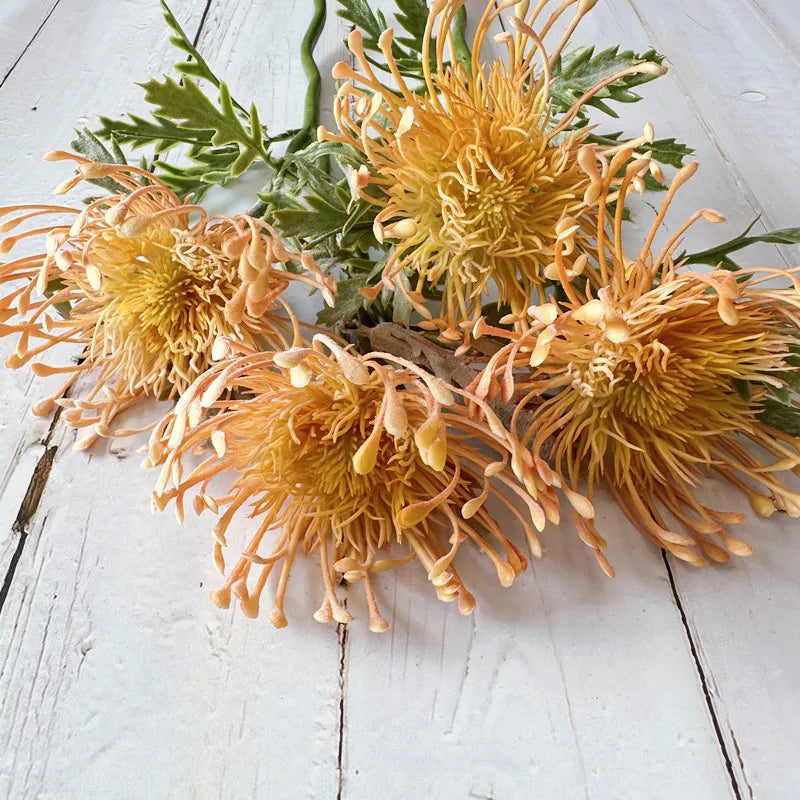 Lifelike Artificial Large Spider Chrysanthemum Flower Home Room Decor Fake Flower For Wedding Christmas Easter Tabel Floral