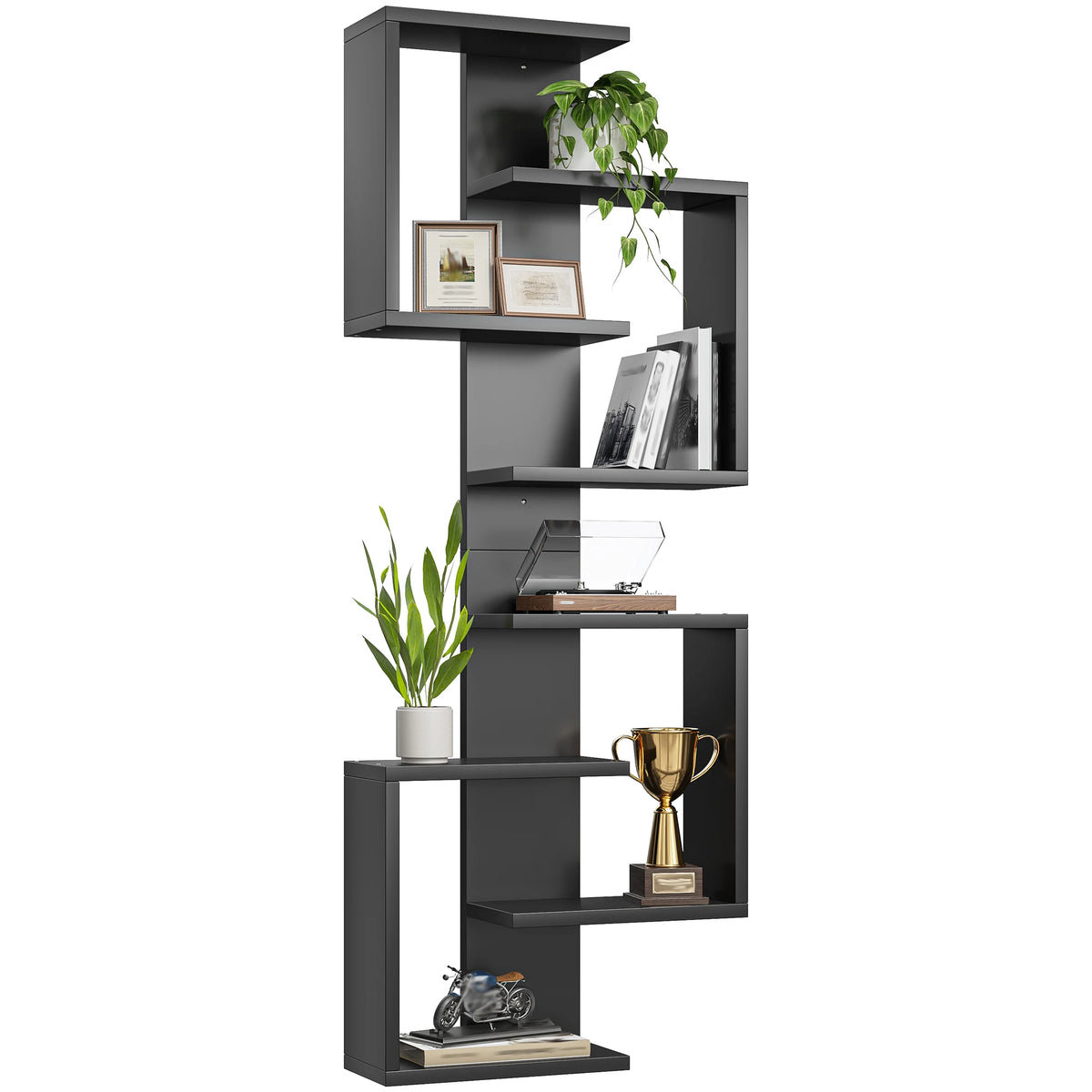 Modern Floating Wall Shelves with Hidden Brackets for Stylish Storage