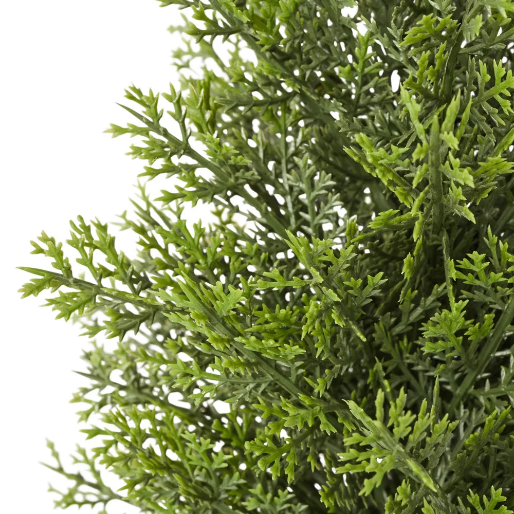 Artificial Topiary Cedar Trees Two Piece Faux Pine Plants