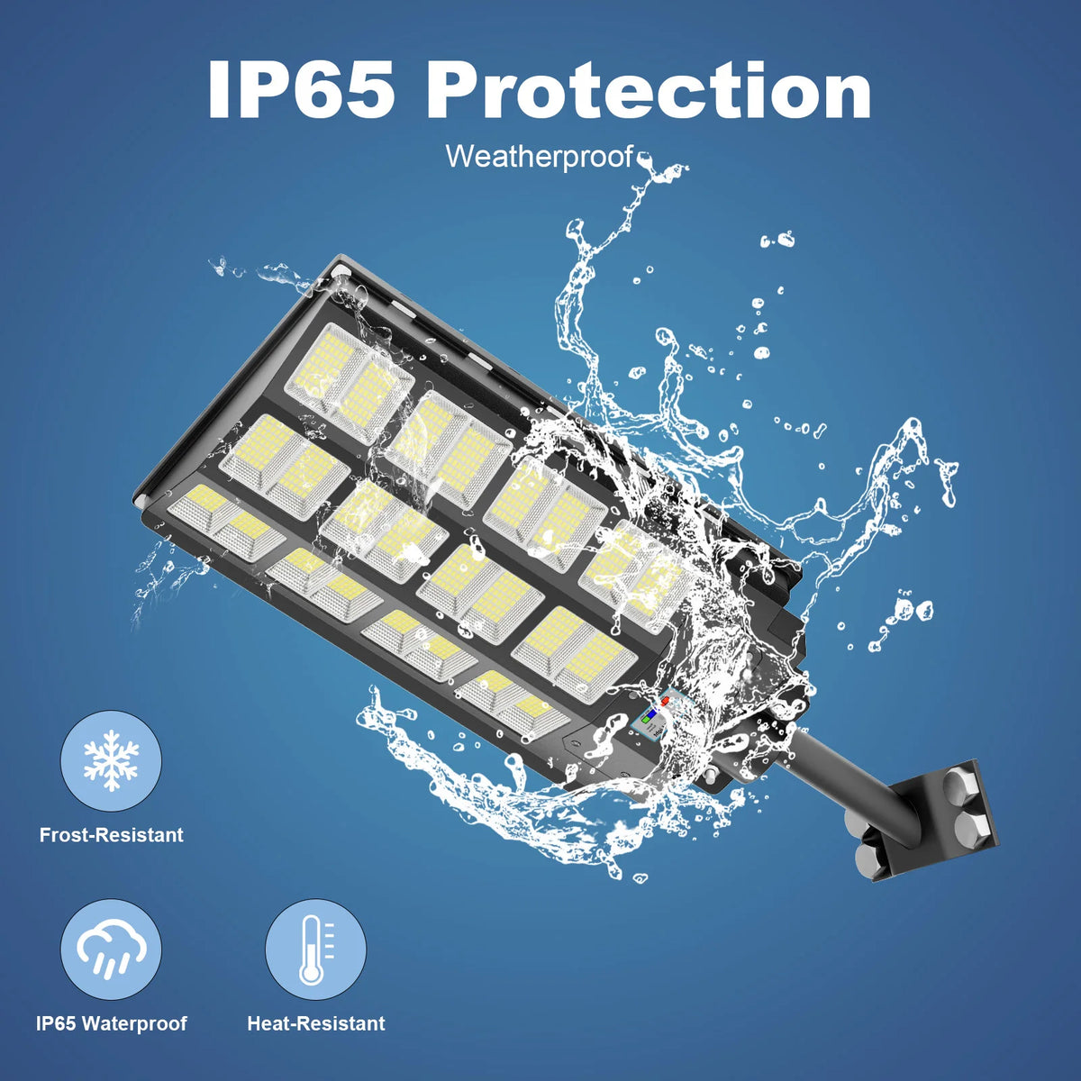 Solar LED Street Lights With Motion Sensor And Remote Control
