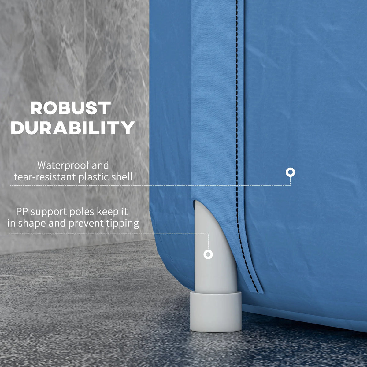 Portable Cold Plunge Tub With Thermo Lid For Athlete Recovery