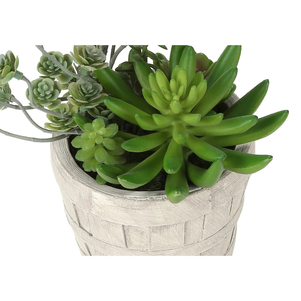 Artificial Succulent Bonsai Plants Set For Indoor Home Decor