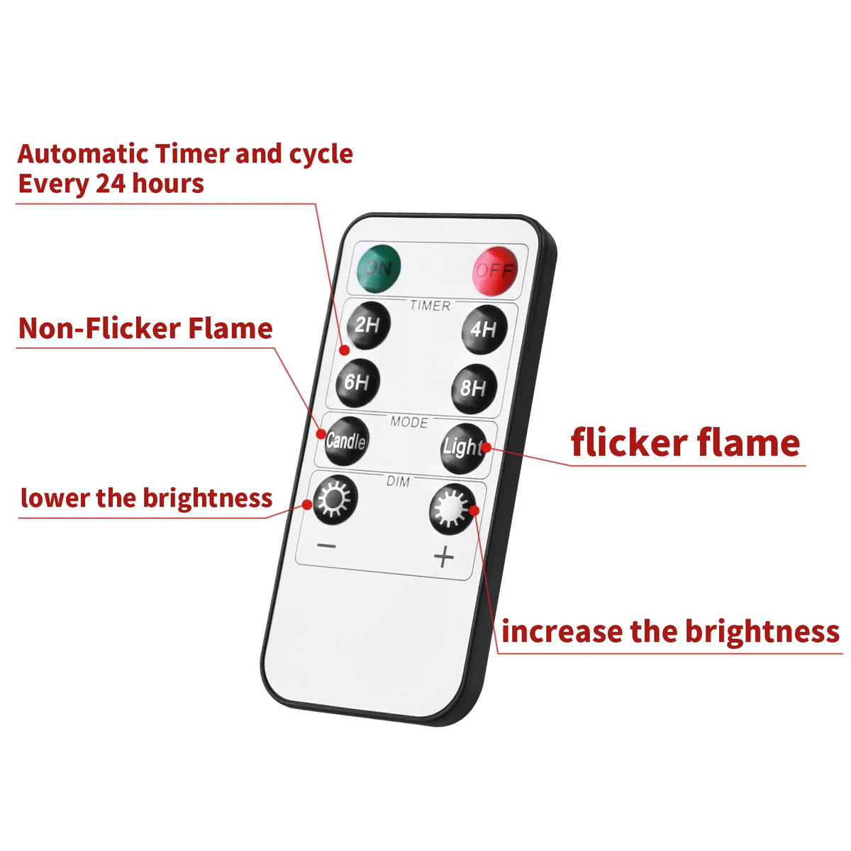 Waterproof Flameless Candles Set of 12 Battery Operated LED Pillar Candle with 2 Remote Controls & Timer Flickering Indoor Outdoor Electronic Lights  for Wedding Patio Easter Bathroom Home Decor