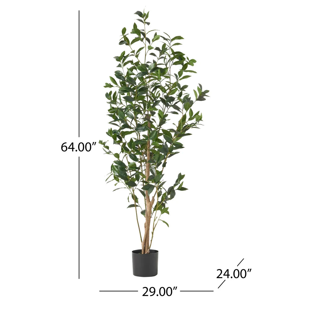 Lifelike Artificial Laurel Tree Faux Greenery For Home Decoration