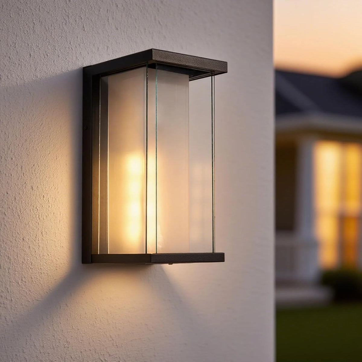 Dusk To Dawn Outdoor Sconce With Automatic Night Sensor