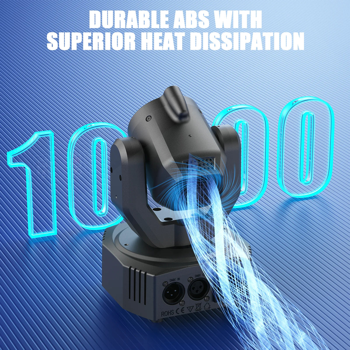 U'King LED Moving Head Spot Beam DMX Stage Lighting Effect