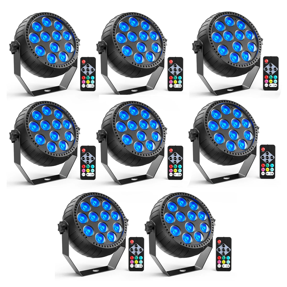 Somspot RGB Par Lights for DJ Stage and Party Lighting