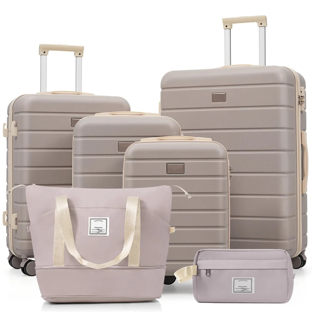 Hardside Luggage Set With TSA Lock And Travel Duffel