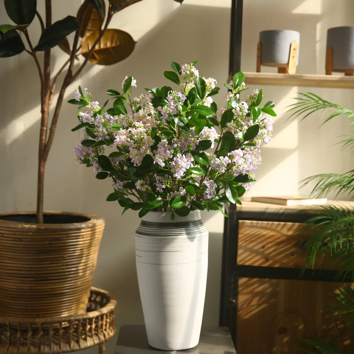 72cm Artificial Murraya Branch Flowers Fake Flowers Home Wedding Decoration Living Room Ornaments Flowers Home Decoration