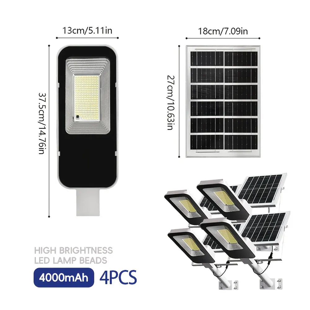 Commercial Outdoor Solar Street And Wall Lights With Automatic Sensors