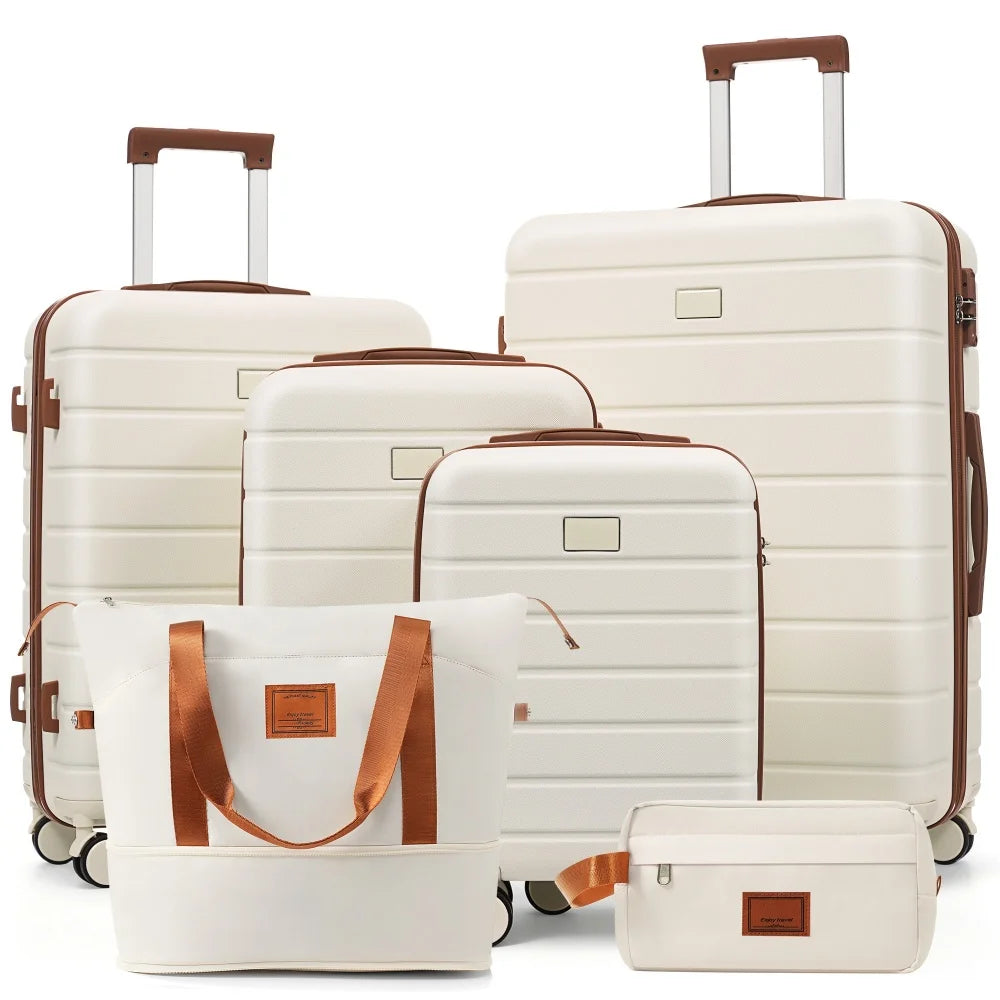 Hardside Luggage Set With TSA Lock And Travel Duffel