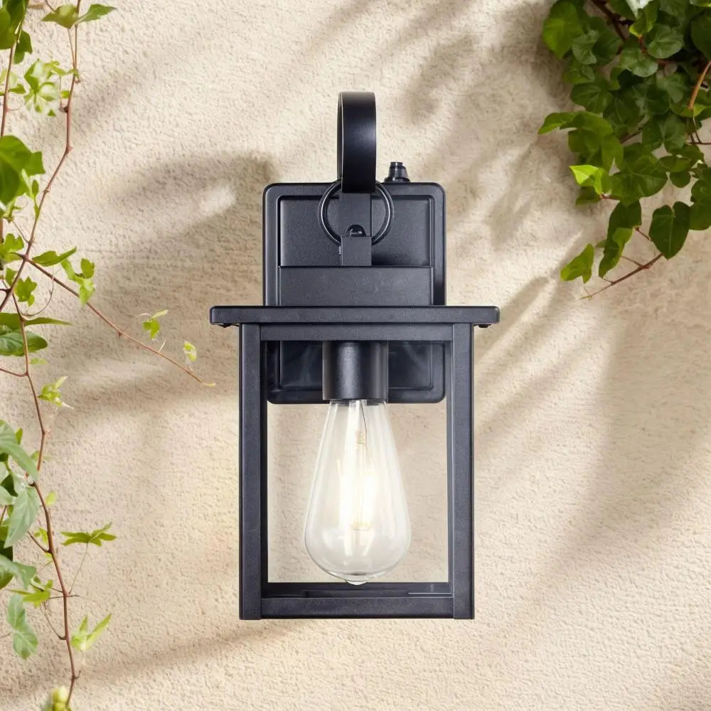 Outdoor Dusk To Dawn LED Wall Light With Tempered Glass