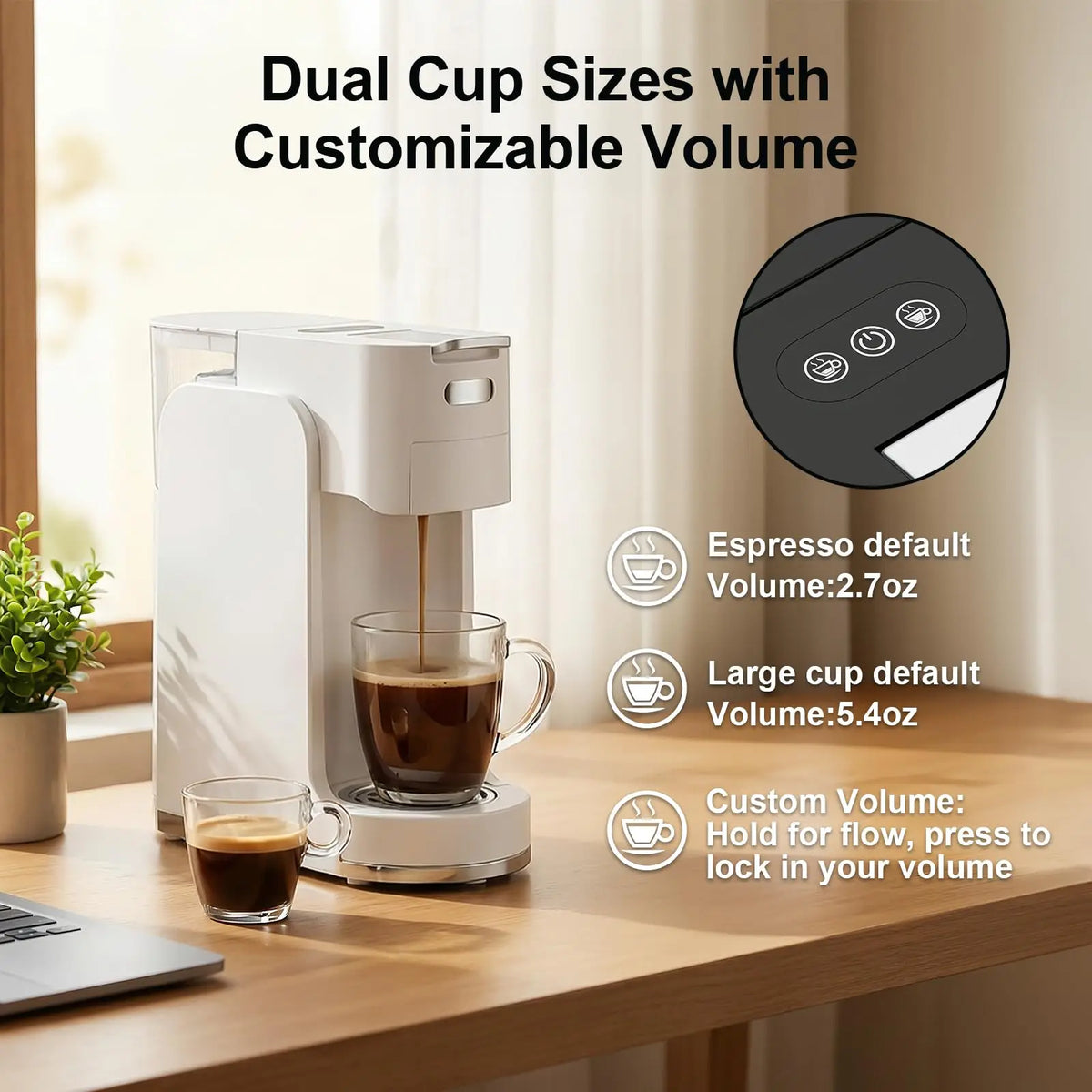 Four In One Hot And Iced Coffee Maker With Espresso Options