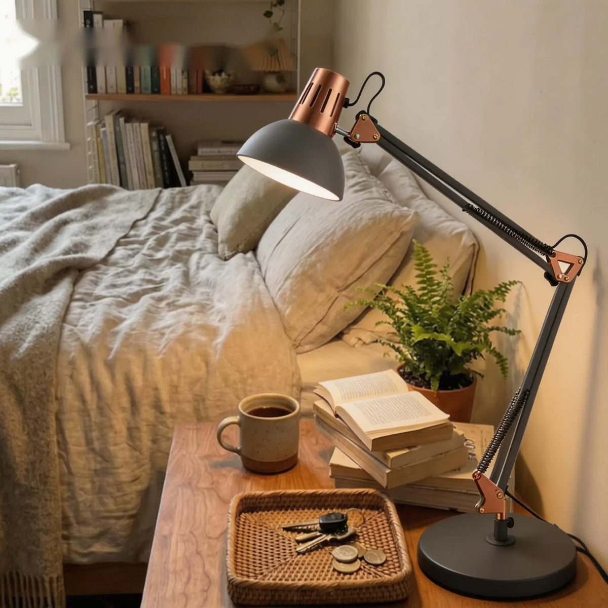Adjustable Metal Architect Desk Lamp With Swivel Arm And Switch