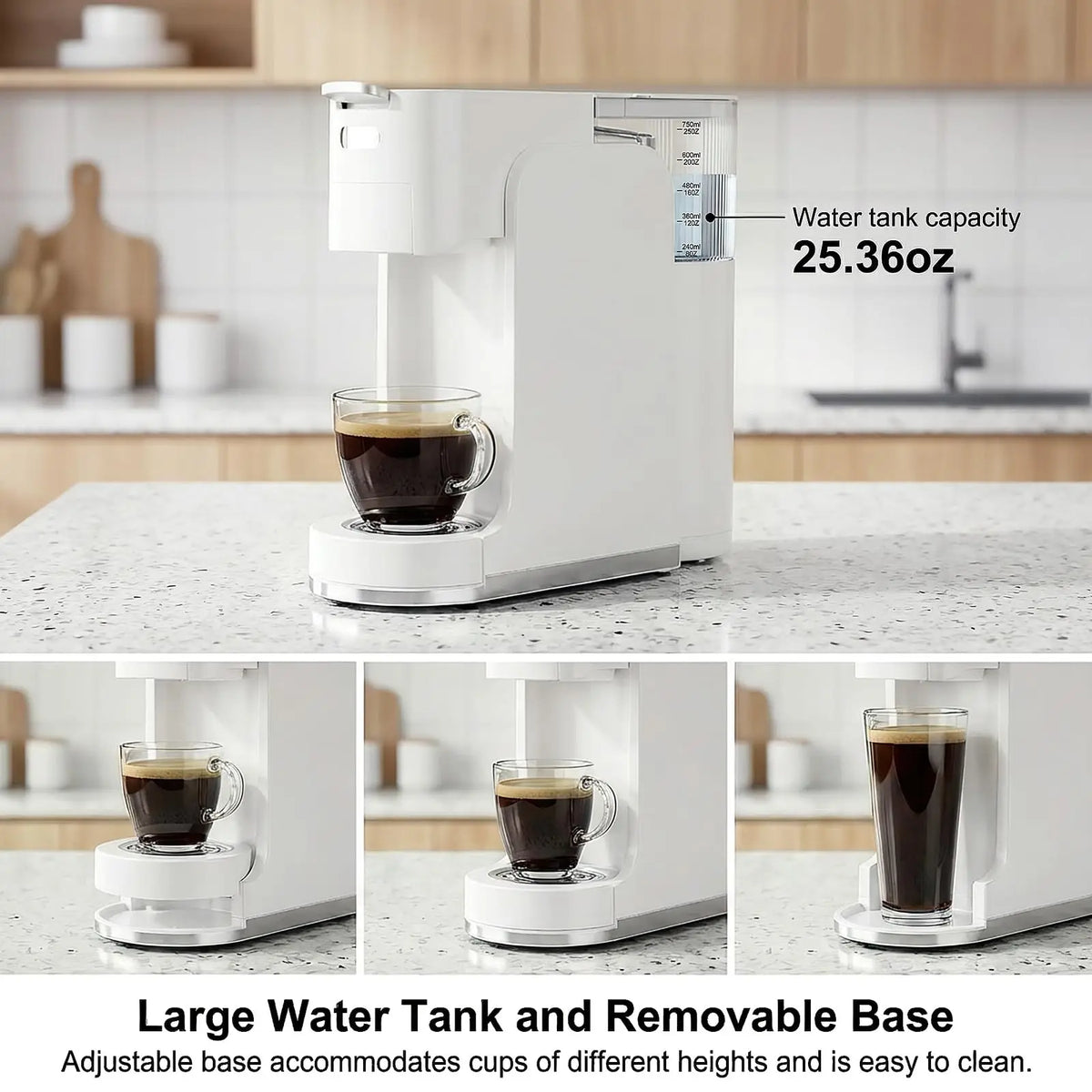 Four In One Hot And Iced Coffee Maker With Espresso Options