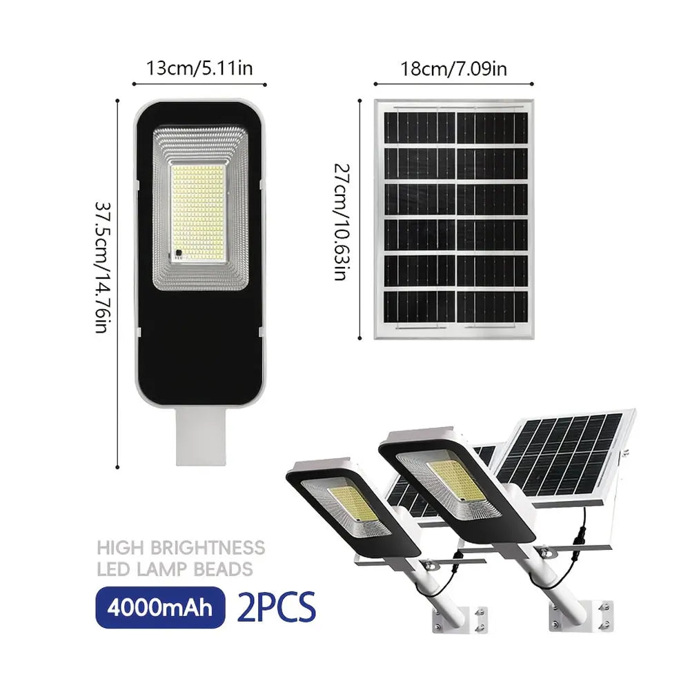 Commercial Outdoor Solar Street And Wall Lights With Automatic Sensors